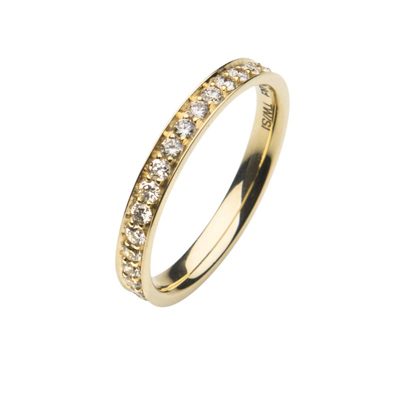 533689-5100-001 | Memoirering Essen 533689 585 Gelbgold, Brillant 0,460 ct H-SI100% Made in Germany   1.804.- EUR   